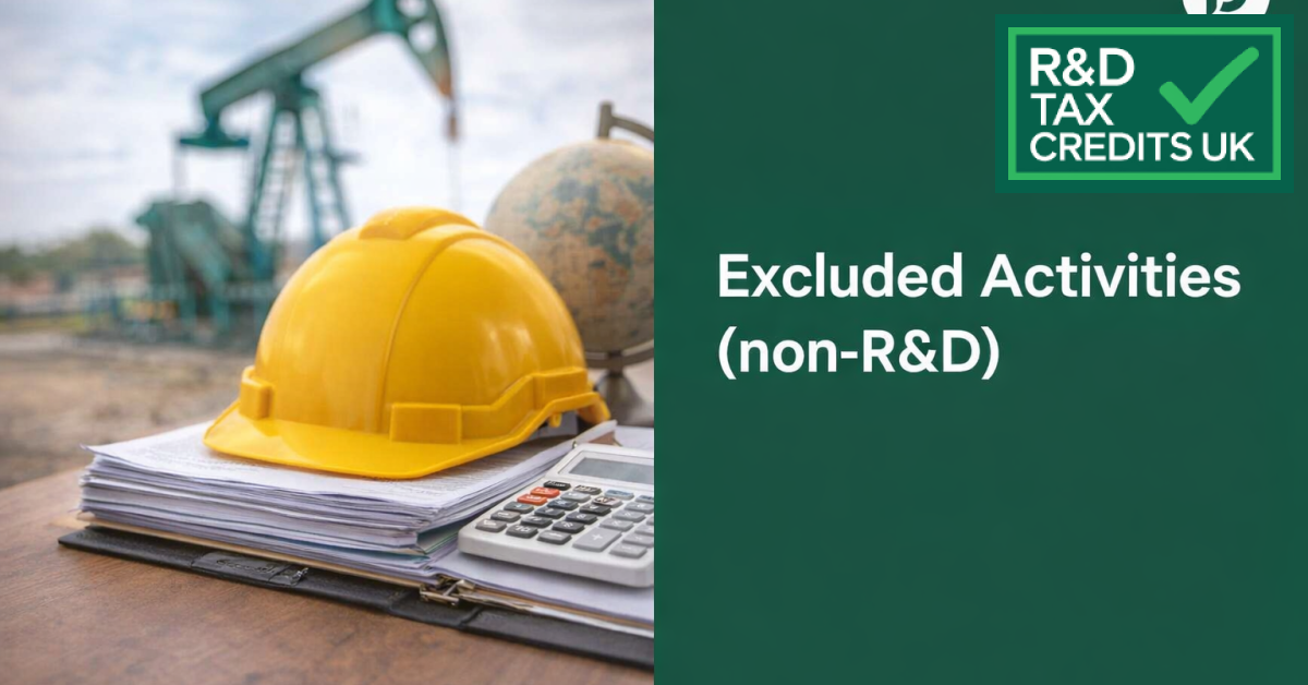 Excluded Activities (non-R&D)
