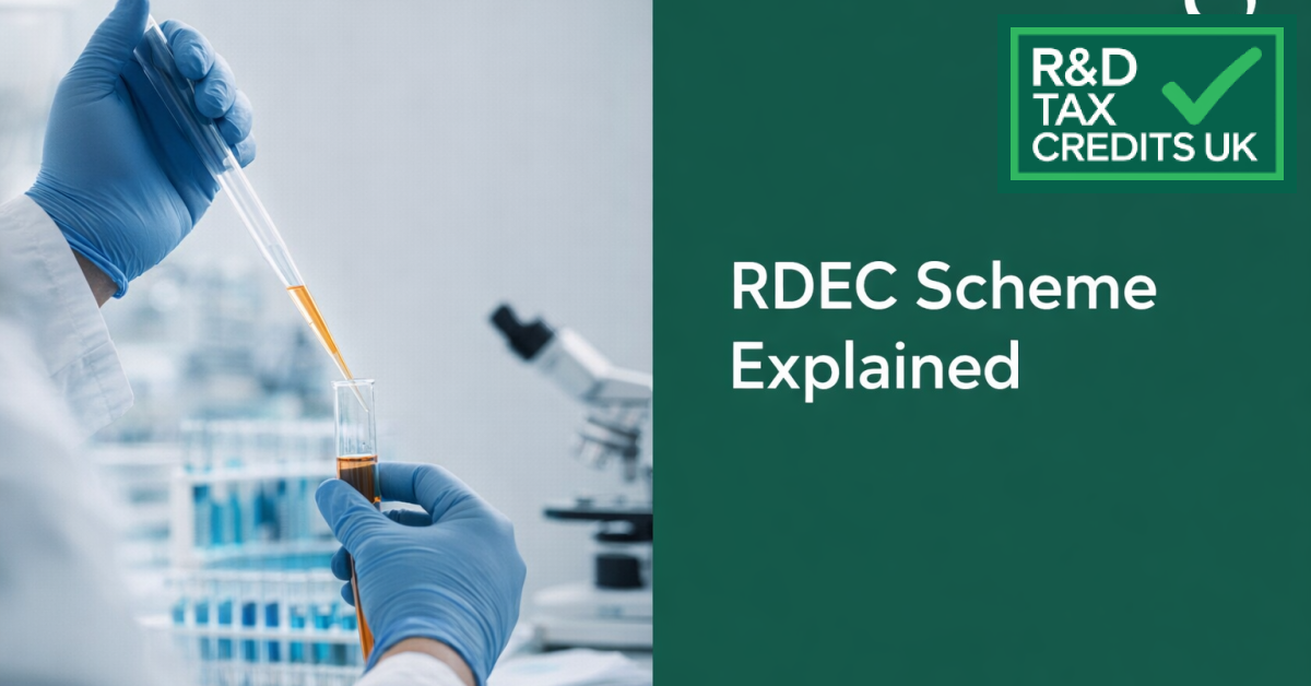 Cpsu Rdec RDEC Scheme Explained: UK R&D Tax Relief Guide For Businesses